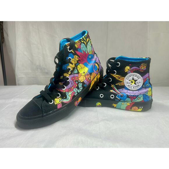 Converse Other - Converse Chuck Taylor All Star high-top "graffiti notebook" Youth Size 2